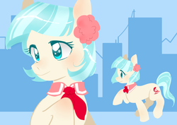 Size: 900x637 | Tagged: safe, artist:sin-novedades, coco pommel, g4, rarity takes manehattan, cocobetes, cute, female, solo
