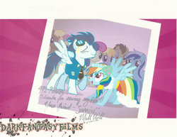 Size: 1024x791 | Tagged: safe, rainbow dash, soarin', g4, autograph, matt hill