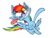 Size: 1600x1200 | Tagged: safe, artist:nocturnalmeteor, rainbow dash, g4, female, solo