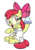 Size: 6614x9354 | Tagged: safe, artist:flutteranderson, apple bloom, g4, twilight time, absurd resolution, alchemy, beaker, clothes, female, lab coat, simple background, solo, transparent background, vector