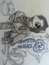 Size: 720x960 | Tagged: safe, artist:princesskeda, avatar wan, ponified, raava, teapot, the legend of korra