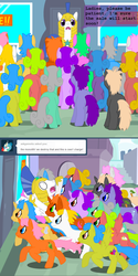 Size: 750x1505 | Tagged: safe, artist:hakar-kerarmor, oc, oc:monolith, ask four inept guardponies, royal guard