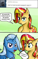 Size: 1234x1920 | Tagged: safe, artist:katrina-mae, sunset shimmer, trixie, pony, unicorn, g4, ask, mastery obsessors, tumblr