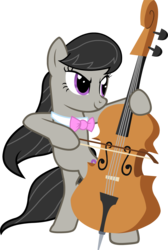 Size: 1502x2231 | Tagged: safe, artist:wishdream, octavia melody, earth pony, pony, fighting is magic, g4, bipedal, cello, female, musical instrument, simple background, solo, transparent background, vector