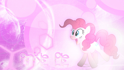 Size: 1920x1080 | Tagged: safe, artist:cr4zyppl, artist:realpinkiedianepie, pinkie pie, g4, circle, female, jumping, lens flare, solo, vector, wallpaper