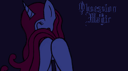 Size: 1280x720 | Tagged: safe, artist:thelordofdust, oc, oc only, oc:maneia, pony, unicorn, animated, butt, butt shake, female, happy, obsession is magic, plot, shake it baby, simple background, solo