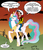 Size: 661x760 | Tagged: safe, artist:henbe, princess celestia, alicorn, human, pony, g4, cowboy, crossover, humans riding ponies, lucky luke, riding, singing