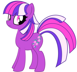Size: 2500x2364 | Tagged: safe, artist:avarick, wysteria, earth pony, pony, g3, g4, female, g3 to g4, generation leap, mare, simple background, solo, transparent background