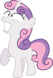 Size: 3957x5851 | Tagged: safe, artist:spencethenewbie, sweetie belle, g4, my little pony: friendship is magic, twilight time, .ai available, female, gritted teeth, simple background, solo, transparent background, vector, wide eyes