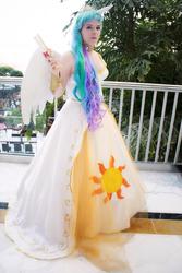 Size: 640x960 | Tagged: safe, artist:mintyblitzz, princess celestia, human, g4, cosplay, female, irl, irl human, photo, solo