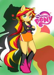 Size: 1300x1800 | Tagged: safe, artist:rougebat, sunset shimmer, anthro, equestria girls, g4, ambiguous facial structure, female, pixiv, shadow, solo