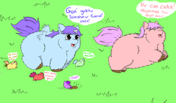 Size: 896x527 | Tagged: safe, artist:buwwito, alicorn, fluffy pony, pony, crying, fluffy family, fluffy pony foals, hugbox, playing tag