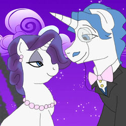 Size: 500x500 | Tagged: safe, artist:wolffnoelle, fancypants, rarity, g4, female, male, ship:raripants, shipping, straight