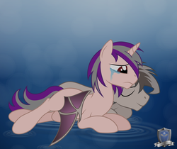 Size: 5312x4472 | Tagged: safe, artist:abydos91, oc, oc only, pony, absurd resolution, commission, crying, lying down, male, prone, stallion, vector