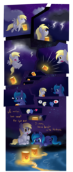 Size: 1157x2694 | Tagged: safe, artist:azurainalis, derpy hooves, princess luna, pegasus, pony, g4, female, mare