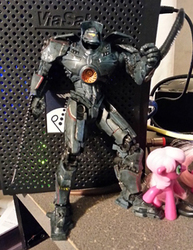 Size: 250x324 | Tagged: safe, cheerilee, g4, chain swords, crossover, gipsy danger, neca, pacific rim, toy