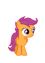 Size: 744x1052 | Tagged: safe, artist:givralix, scootaloo, g4, twilight time, .svg available, female, simple background, solo, svg, transparent background, vector