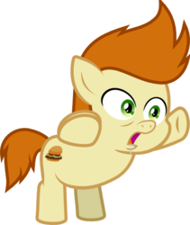 Size: 621x736 | Tagged: safe, artist:jeatz-axl, gallop j. fry, earth pony, pony, g4, twilight time, .svg available, colt, drool, foal, male, simple background, solo, svg, transparent background, vector