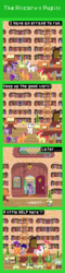Size: 440x1820 | Tagged: safe, artist:zztfox, apple bloom, scootaloo, spike, sweetie belle, twilight sparkle, alicorn, pony, g4, twilight time, cutie mark crusaders, fantasia, female, mare, sweetie belle's magic brings a great big smile, the sorcerer's apprentice, twilight sparkle (alicorn)