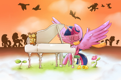 Size: 725x478 | Tagged: safe, artist:joycall6, twilight sparkle, alicorn, pony, g4, female, mare, twilight sparkle (alicorn)