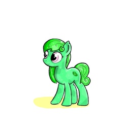 Size: 700x700 | Tagged: safe, artist:kill joy, oc, oc only, crystal pony, pony, cute, female, green, solo