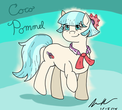 Size: 4000x3600 | Tagged: safe, artist:bassecho, coco pommel, g4, background pony, female, solo