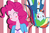 Size: 6000x4000 | Tagged: safe, artist:verappp, pinkie pie, rainbow dash, equestria girls, g4, absurd resolution, breasts, cleavage, female, lesbian, red string of destiny, ship:pinkiedash, shipping, vector