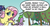 Size: 542x287 | Tagged: safe, artist:tony fleecs, idw, official comic, fluttershy, spike, twilight sparkle, alicorn, pegasus, pony, friends forever #2, g4, my little pony: friends forever, spoiler:comic, angel is a bunny bastard, apple tree, female, mare, speech bubble, tree, twilight sparkle (alicorn)