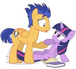 Size: 1020x935 | Tagged: safe, artist:dm29, flash sentry, twilight sparkle, alicorn, pony, g4, backwards cutie mark, book, female, male, mare, ship:flashlight, shipping, simple background, straight, transparent background, twilight sparkle (alicorn)