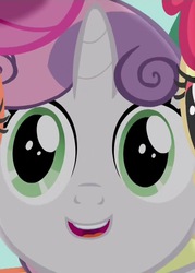 Size: 772x1080 | Tagged: safe, screencap, apple bloom, scootaloo, sweetie belle, g4, twilight time, cute, faic, reaction image
