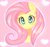 Size: 919x869 | Tagged: safe, artist:hearlesssoul, fluttershy, g4, blushing, female, heart background, looking at you, portrait, smiling, solo