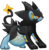 Size: 700x714 | Tagged: safe, artist:ccgdragon2, applejack, earth pony, luxray, pony, g4, belly, crossover, eaten alive, female, fetish, internal, mare, pokémon, vore, x-ray