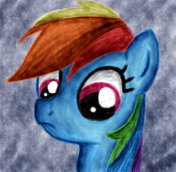 Size: 900x880 | Tagged: safe, artist:heavymetalbronyyeah, rainbow dash, g4, cute, dashabetes, female, portrait, solo