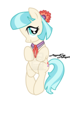 Size: 701x1139 | Tagged: safe, artist:agnesangel88, coco pommel, g4, female, solo