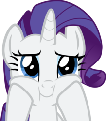 Size: 834x958 | Tagged: safe, artist:crimson, rarity, pony, unicorn, g4, cute, female, raribetes, simple background, solo, squishy cheeks, transparent background