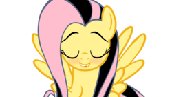 Size: 900x506 | Tagged: safe, artist:tiarawhy, artist:xcookie-doughandlily, fluttershy, pegasus, pony, g4, blushing, emoshy, female, simple background, solo, transparent background, vector