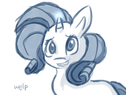 Size: 1024x768 | Tagged: safe, artist:moonblizzard, rarity, g4, ask, female, rarity answers, solo, tumblr