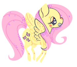 Size: 459x399 | Tagged: safe, artist:apisi, fluttershy, g4, female, solo