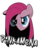 Size: 774x1032 | Tagged: safe, artist:drawponies, pinkie pie, earth pony, pony, g4, darker half, female, pinkamena diane pie, shirt design, solo