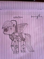 Size: 1024x1365 | Tagged: safe, pony, gipsy danger, jaeger pony, pacific rim, pencil drawing, ponified, sketch, solo