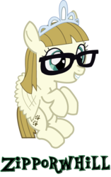 Size: 449x715 | Tagged: safe, zippoorwhill, pegasus, pony, filli vanilli, g4, adobe illustrator, female, filly, flying, glasses, simple background, solo, tiara, transparent background