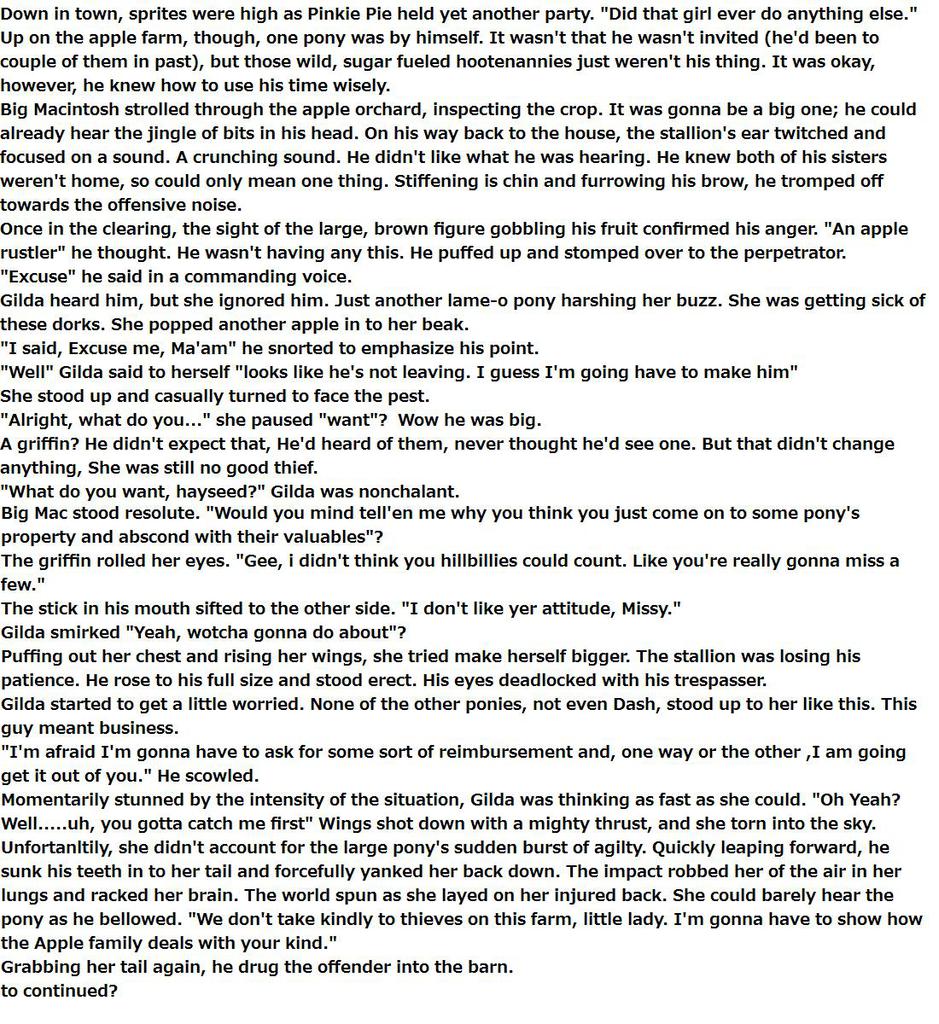 #562899 - questionable, big macintosh, gilda, griffon, g4, old, story ...