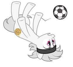 Size: 900x829 | Tagged: safe, artist:dal, pony, cutie mark, football, headband, ibuki munemasa, inazuma eleven, inazuma eleven go, inazuma eleven go galaxy, ponified, solo