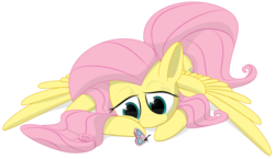 Size: 4000x2324 | Tagged: safe, artist:noctrl, fluttershy, butterfly, g4, female, high res, solo