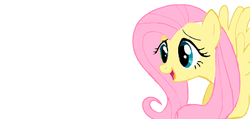 Size: 918x438 | Tagged: safe, fluttershy, g4, bad cropping, female, paint tool sai, so much white space, solo, wip