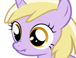 Size: 914x702 | Tagged: safe, artist:mmdfantage, dinky hooves, pony, unicorn, g4, female, scrunchy face, solo