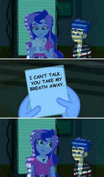 Size: 1080x1839 | Tagged: safe, flash sentry, princess luna, vice principal luna, equestria girls, g4, my little pony equestria girls, exploitable meme, female, flash's paper, hot for teacher, image macro, implied lunasentry, implied teacher-student romance, luna's office, male, meme, straight, this will end in jail time