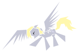 Size: 9000x6000 | Tagged: safe, artist:flamevulture17, derpy hooves, pegasus, pony, g4, absurd resolution, female, mare, minimalist, simple background, solo, transparent background