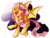 Size: 435x328 | Tagged: safe, artist:kikaru-studios, fluttershy, bat pony, pony, g4, female, flutterbat, race swap, solo