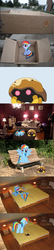 Size: 834x3830 | Tagged: safe, rainbow dash, kabuto (pokémon), fanfic:my little dashie, g4, bed, dead, exploitable meme, feels, filly, foal, irl, meme, photo, pokémon, ponies in real life, sad, sleeping, wat, weirdo, weirdo finding dash meme